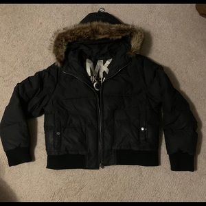 Michael Kors cropped puffer jacket XL